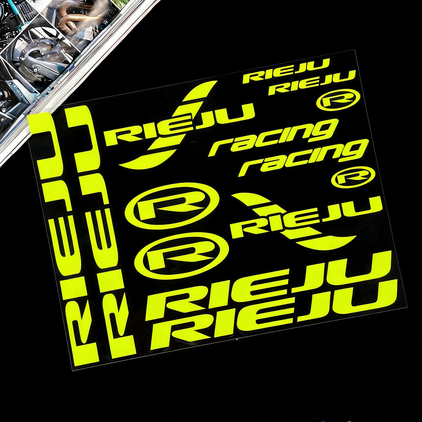 Adesivos Refletivos para Motocicletas Rieju MRT 50, MR 300, MRX 50cc, Adventure Marathon 125, RS2 Tango, Acessórios de Vinil para Moto