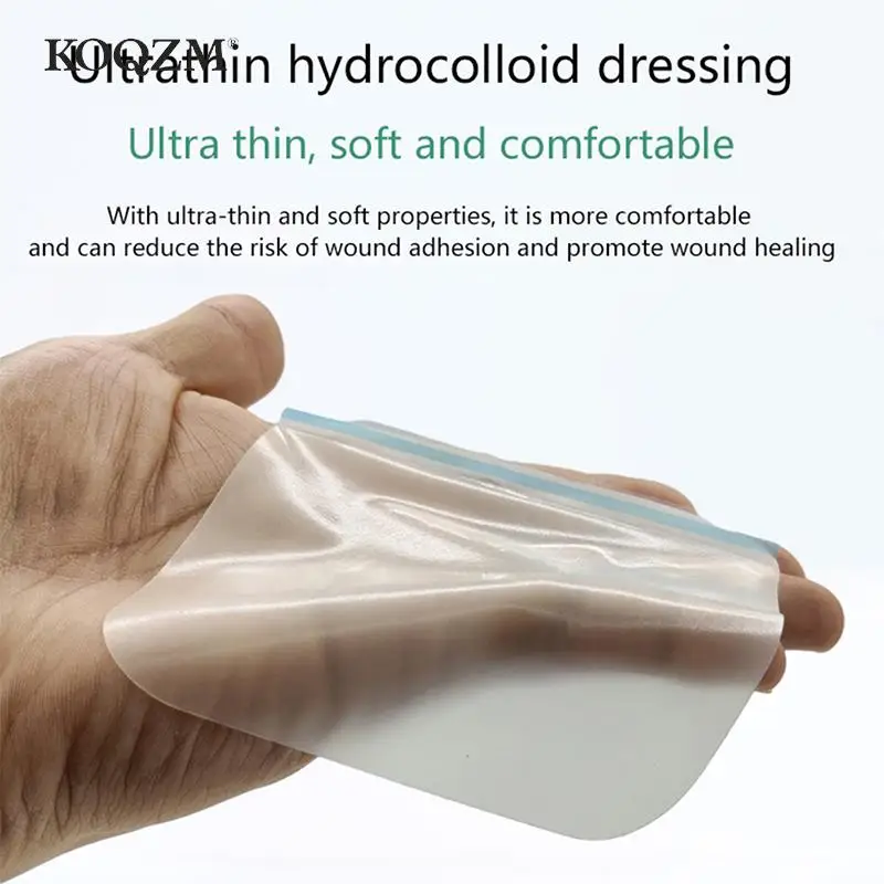 1pcs Ultra Thin Hydrocolloid Adhesive Dressing Wound Dressing Thin Healing Transparent Pad Useful Breathable Waterproof Patches