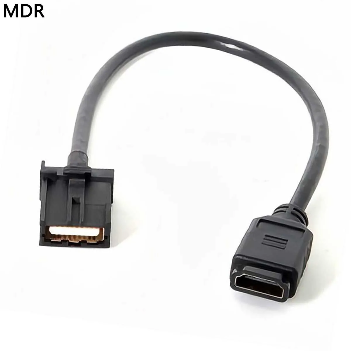 

Automotive Video Audio Cable HDMI 1.4 E Type Male to A Type Female Connections System Level Connector 0.3m