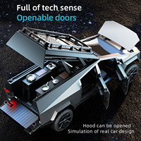 JJRC C8817-A 1/18 RTR 4*4 Radio Control Off Road Vehicle 2 Speed Alloy Shell Mini Motorcycle LED Light RC Crawler Car Model Toy