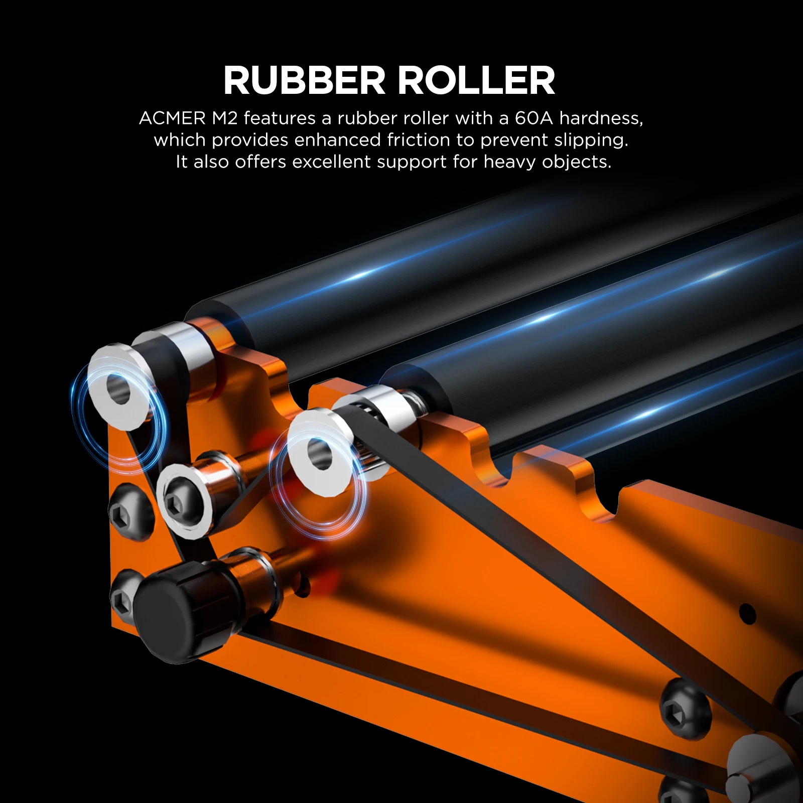 ACMER M2 Y-as roterende rol met diameteropstelling op 4 niveaus Extra lengte Universele graveermodule voor gebogen object