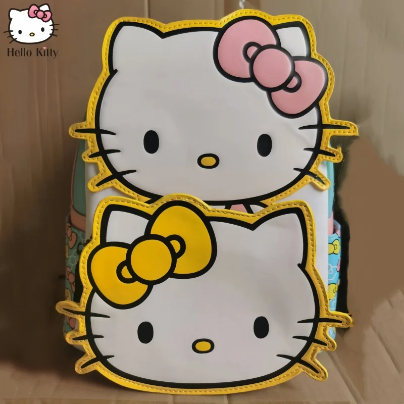 Sanrio Olá Kitty Cat Cabeça Cosplay Mochila, Bolsa de Ombro Dupla, Lazer Esportes Ao Ar Livre, Presente para Meninas, Chegada Venda Quente, Moda