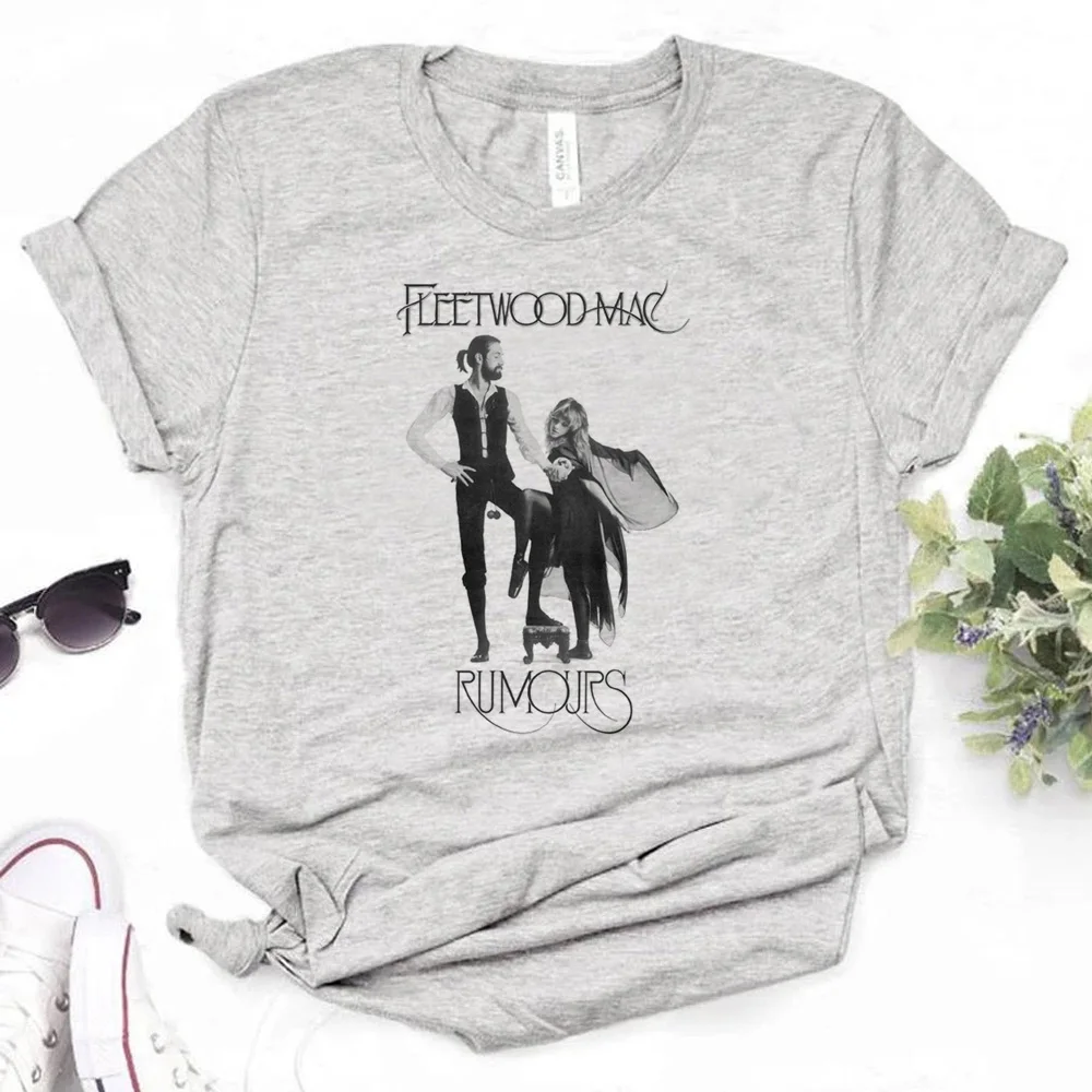 Rumours Fleetwood Mac t shirt women anime Japanese Tee female manga clothes