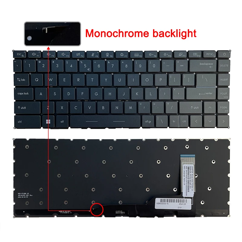 Imagem -05 - Teclado do Portátil para Msi Gs66 Ge66 Gp66 P66 Ms1541 14c1 14c2 Ms-16v1 16v2 16v3