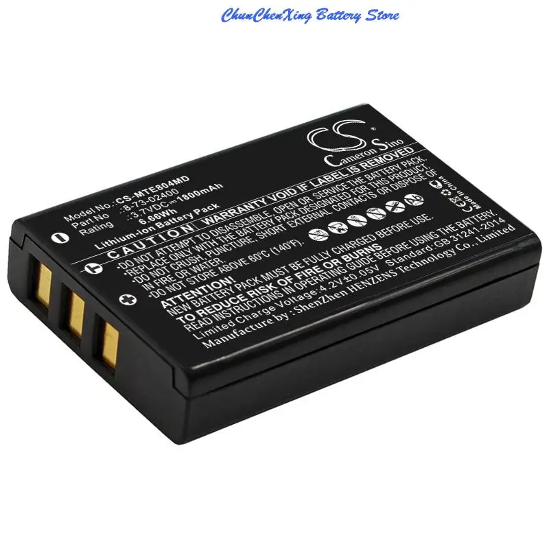 CS 1800mAh Medical Battery for Seca CT321 ECG,For Maico easyTymp,Interacoustics Titan,TCallisto,For Otometrics TE 8-04-13900