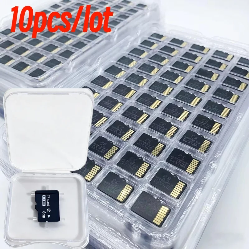10PCS TF cards 128GB 32GB 64GB 16G 8G 4GB SD cards for cameras, digital devices, flash memory cards, and mobile phone TF cards