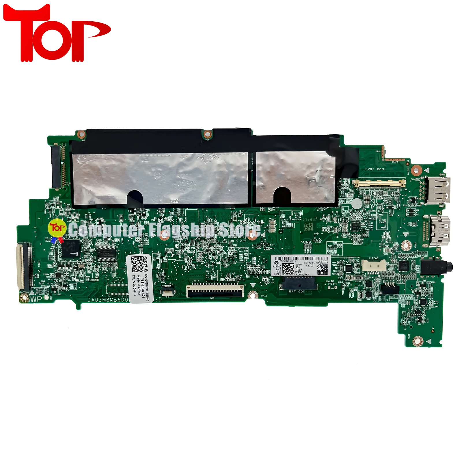 Chromebook 11 3120 Laptop-Motherboard für DELL DA0ZM8MB6D N2840 2G-RAM Mainboard Schneller Versand