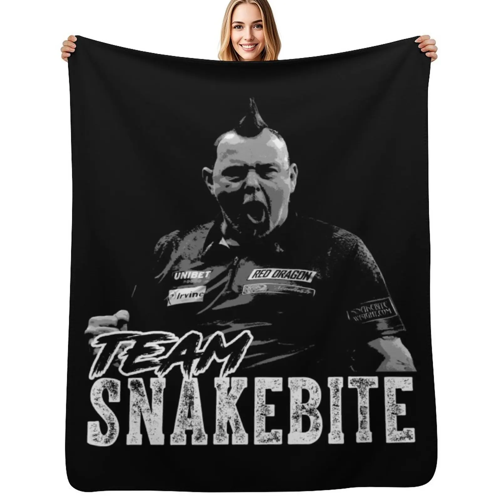 Peter Wright PDC 2022 Throw Blanket Soft Warm Blanket Gift for Men Women Adults