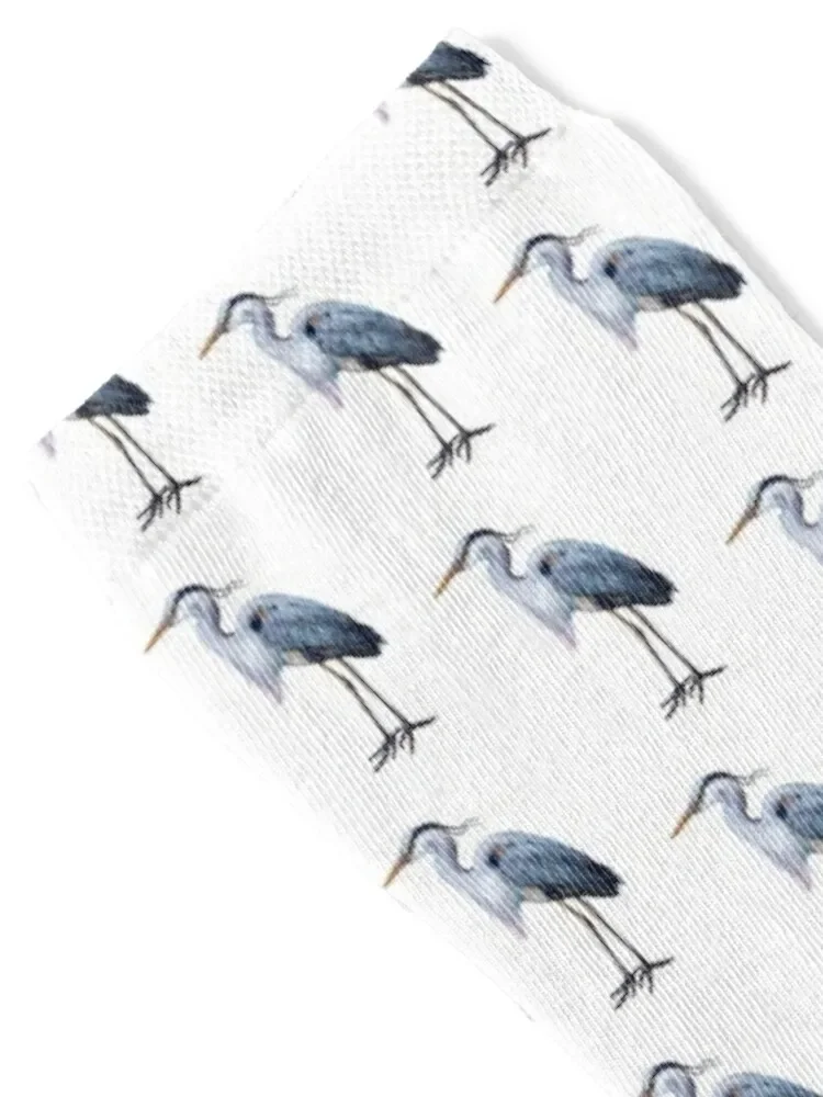 Great Heron Bird Socks cycling new year soccer anti-slip essential Ladies Socks Men's