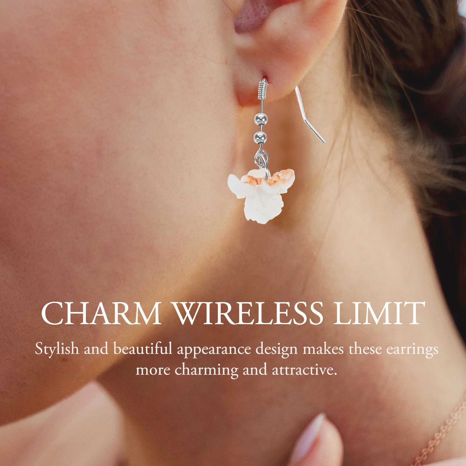 

20 Pcs Simulation Popcorn Craft Accessories DIY Artificial Decor Charms Jewelry Fake Phone Case Decoration