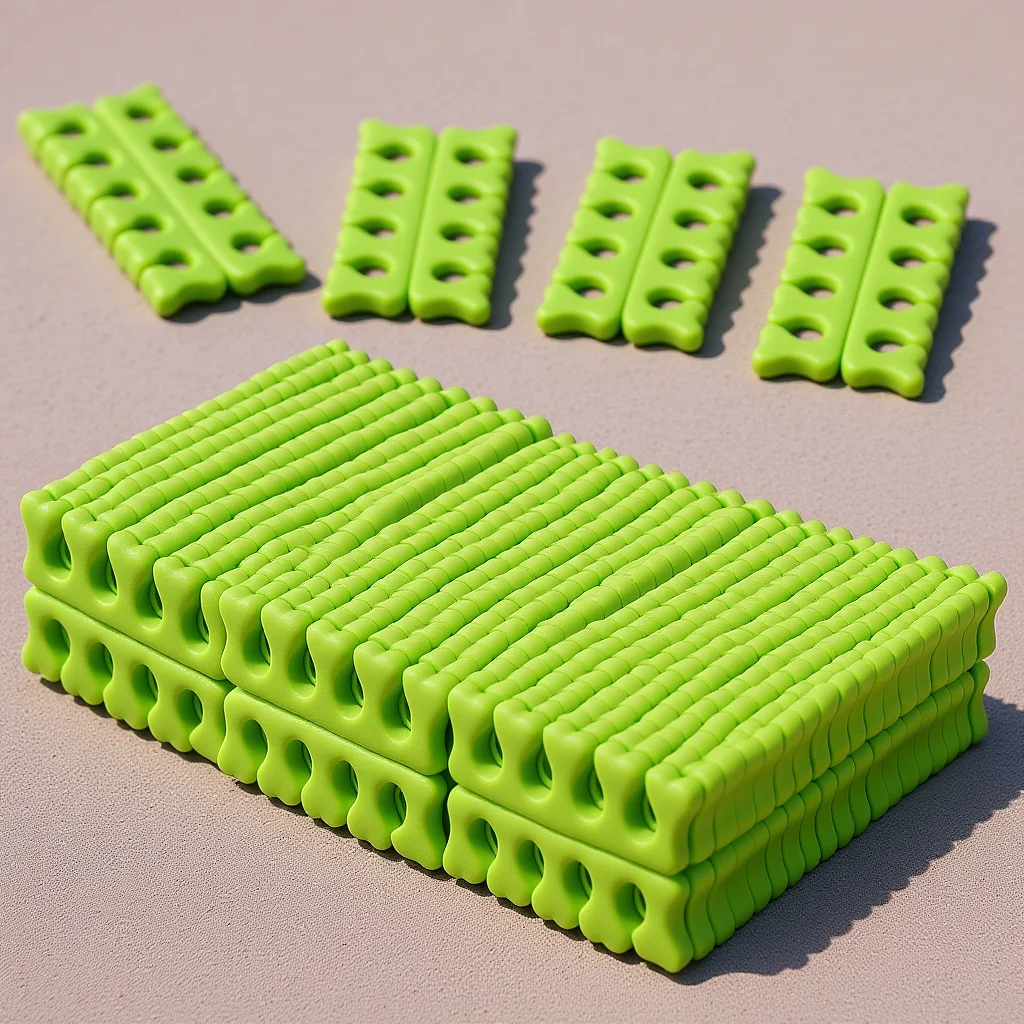 

Helpful Toe Spacers 100 Pcs Sponge Separators for Fingers Toes Nail Art Pedicure Soft Disposable Foot Care Tool Random Color