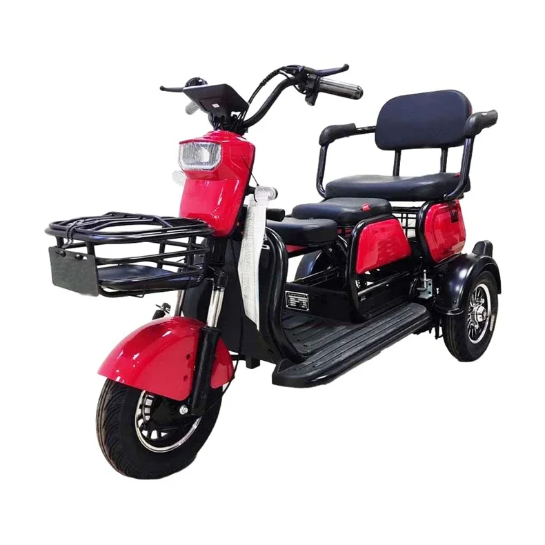 High Quality 60v 500w 20ah Two Passenger 3 Wheel Side Car Electric Motorcycle