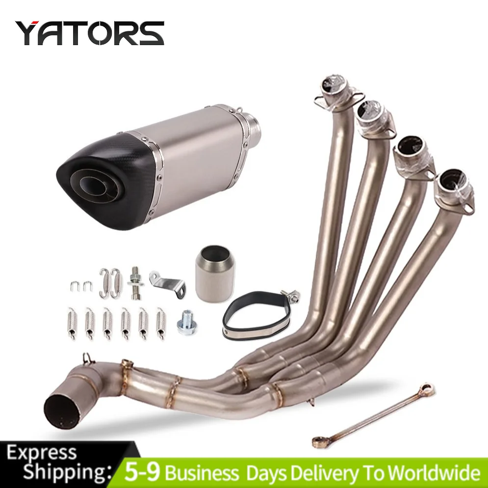 

For Honda CBR650R CBR650F 2014-2023 CB650R Full System Exhaust Tips Header Pipe Exhaust Systems Exhausts Pipes