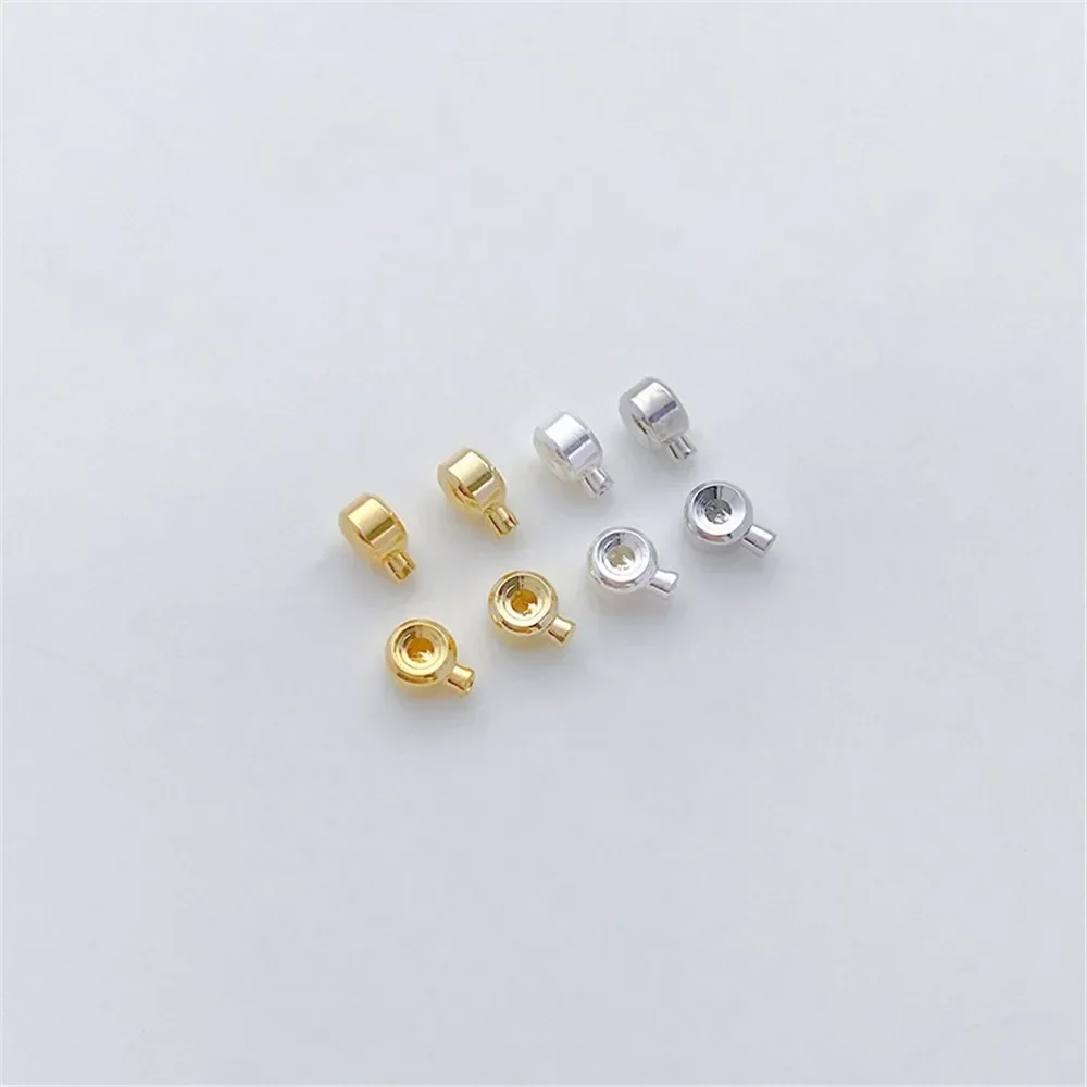 14K goud verpakt smalle editie positionering gesp, handgemaakte DIY armband ketting, sluiting clip gesp, accessoire K063