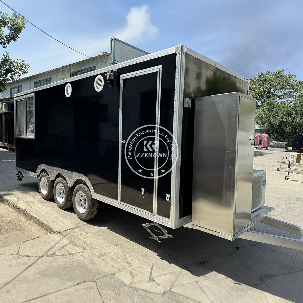 

Outdoor Food Truck Container Catering Hotdog Trailer Ice Cream Food Truck with Full Kitchen