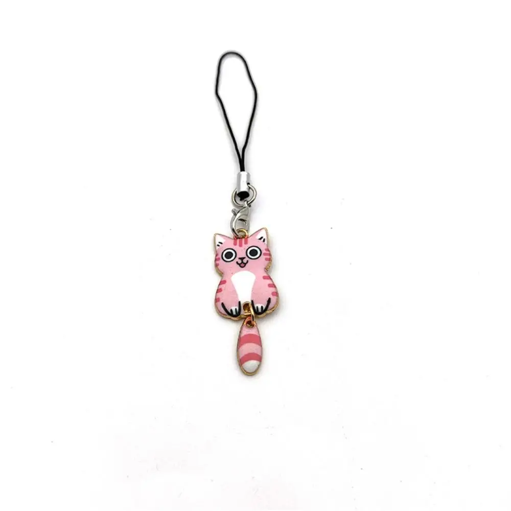 

Bag Decor Kitten Pendant Cat Phone Strap Wag Tail Cellphone Chain Y2K Phone Charm Anti Lost Cute Phone Lanyard Jewelry Gift