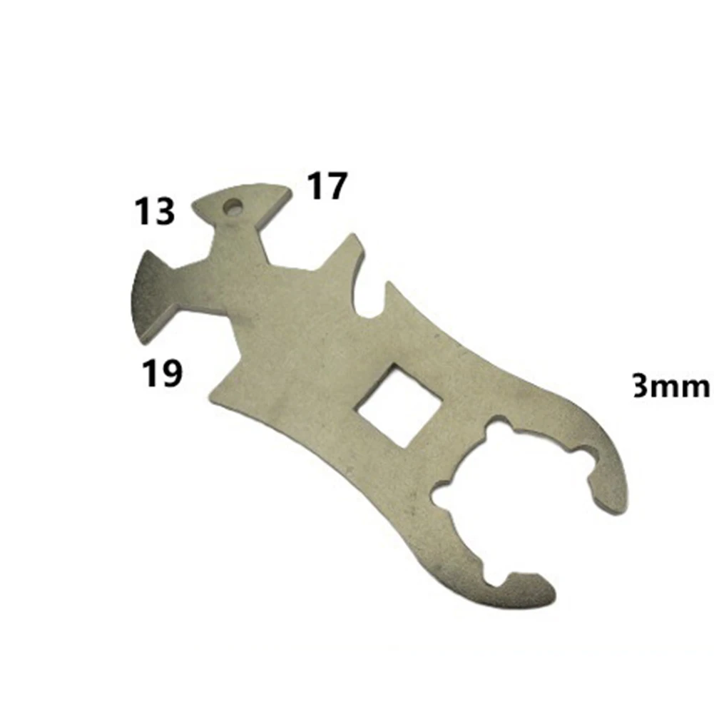 

1pc Gas Cylinder Wrench Spanner Stainless Steel Gas-Bottle Conditioning Tools For Outdoors Cooking Barbecue Portable Spare Parts