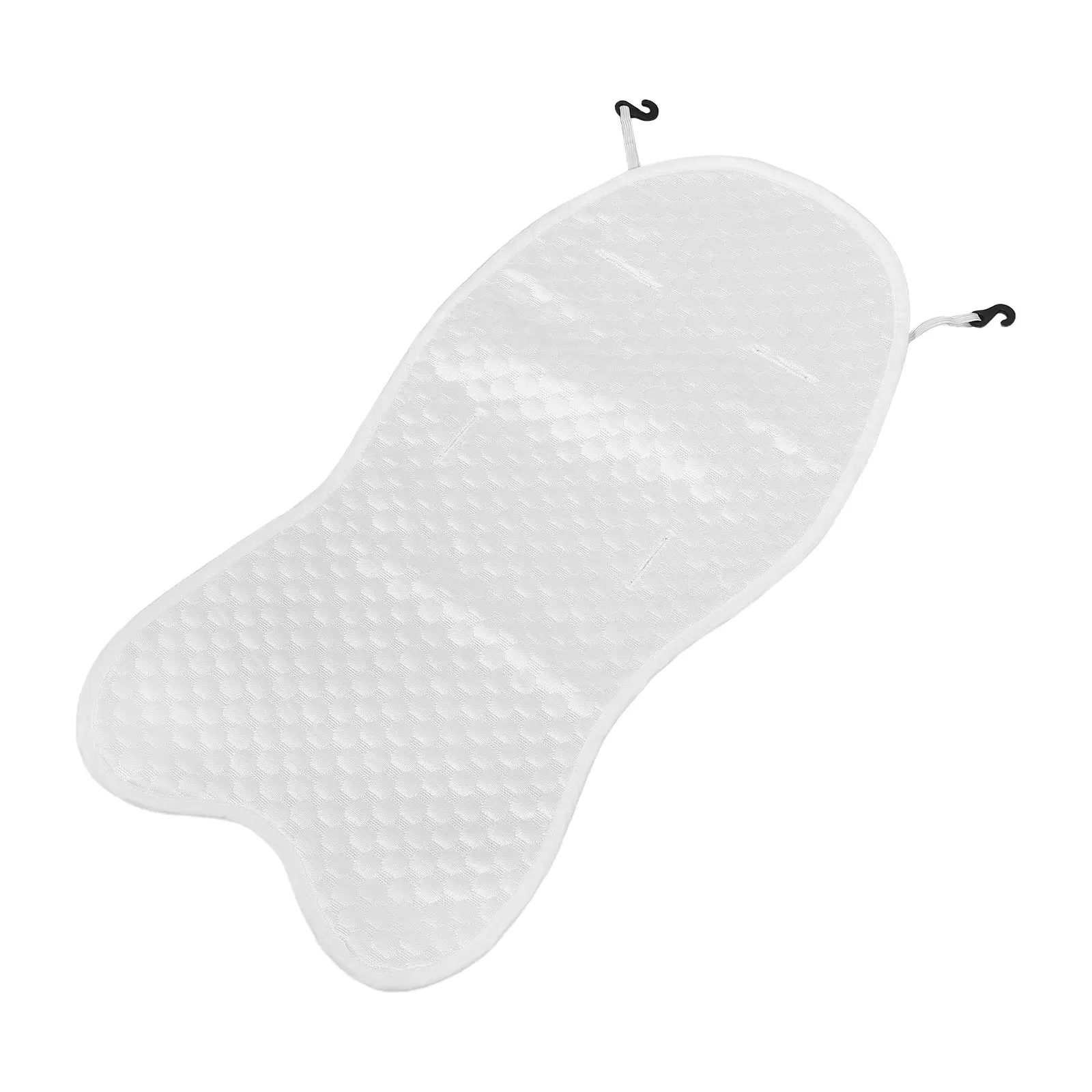 Baby Stroller Cooling Pad Soft Breathable Cooler Detachable Cushion for Strollers Car Seat High Chair Bassinet White Summer Baby
