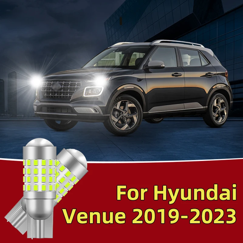 2PCS For Hyundai Venue 2019-2023 2020 Car Led Traffic Bulb width light side marker position Signal Lamp 12V24V Clearance Light