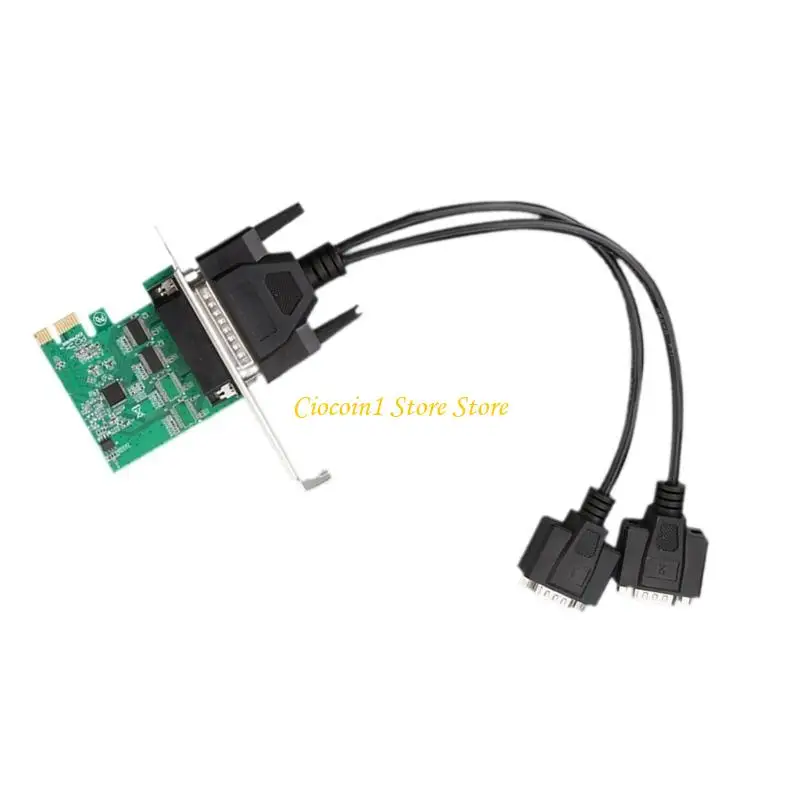 A3PC PCIE 1x to RS232 Serial Port Expansion Card for Industrial Control POS Display