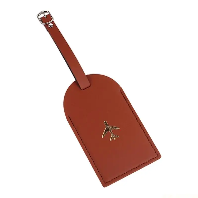 

X90D Pu Leather Privacy Protections Bag Tages Luggage Tages for Suitcase,PU Leather Travel Cruise Luggage Tages Women Men