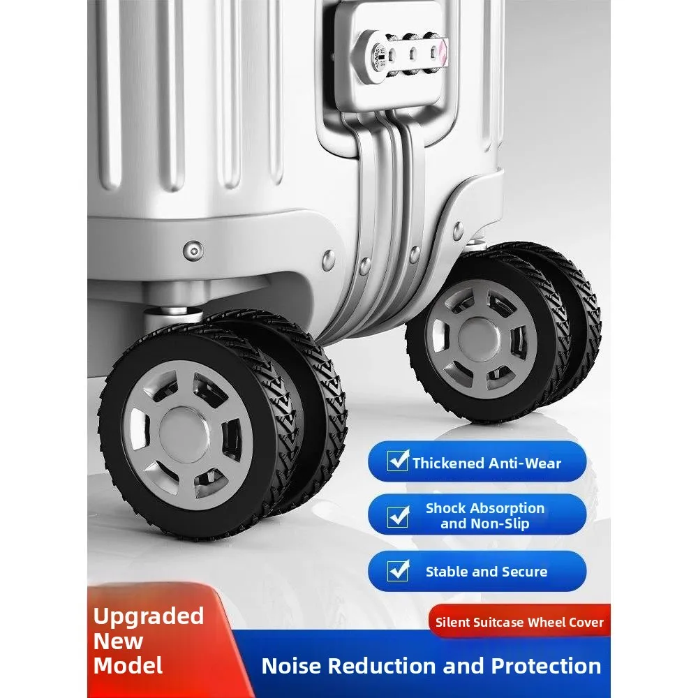 

Силиконовые защитные чехлы для колес чемоданов: бесшумные, универсальные, для замены роликов