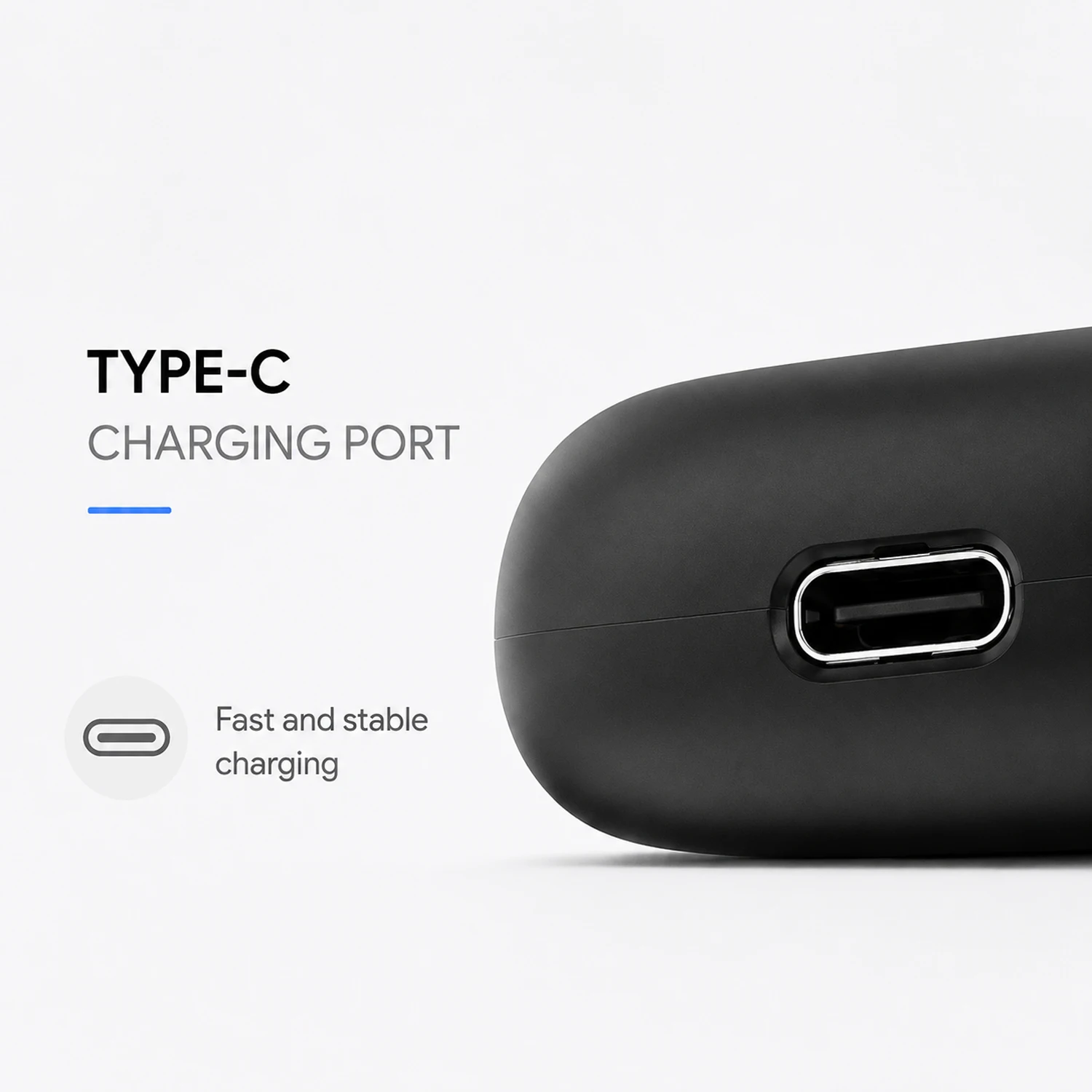 For JBL Wave Beam 2/Vibe Beam 2 Replacement Charging Case 600mAh Type-C Compatible Case Only image 5