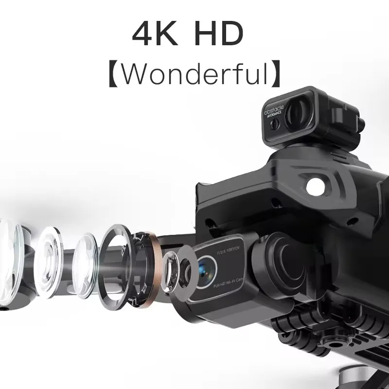 โดรนมืออาชีพ L900มากที่สุดพร้อมกล้อง4K Wi-Fi 360ลื่นไหลด้วยแสงหลีกเลี่ยงสิ่งกีดขวาง FPV มอเตอร์ไร้แปรงถ่าน Quadcopter RC dron