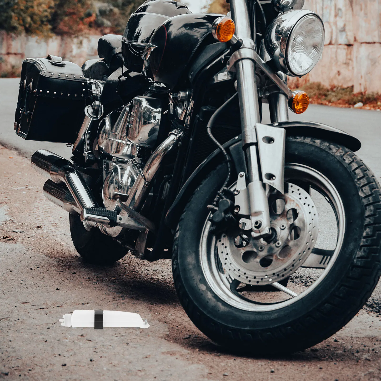 

Off road Motorcycle Water Tank Large Capacity Coolant Overflow Reservoir Engine Container Universal Fit Cooling System