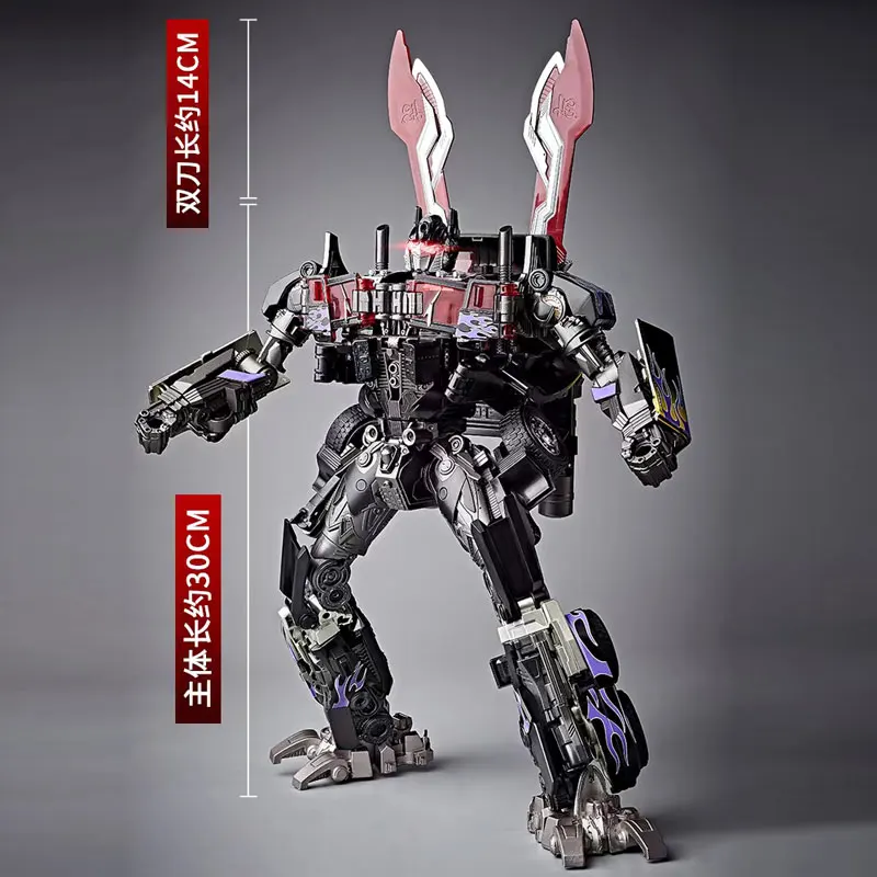 Transformer Toys Dark Edition SS05 Enlarged 8868B Transformer Toys Car Robot Model Double Sword Pillar Children's Model