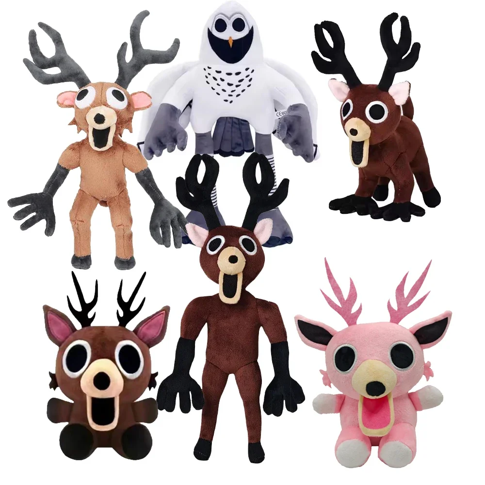 

Плюшевая кукла с оленем 99 ночей, 25 см-33 см, 99 ночей в лесу, аниме-игрушка, идеальный подарок на Хэллоуин и Рождество