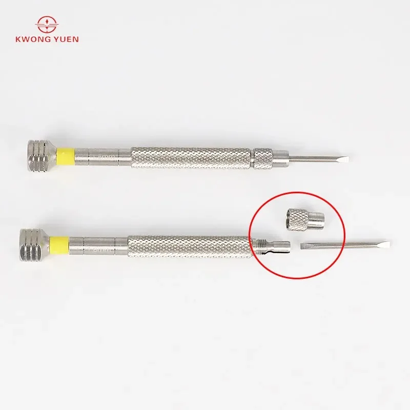 KWONG YUEN Stainless Steel Screwdriver Maintenance Tool Multifunctional Screwdriver Watch Repair Tool Kit