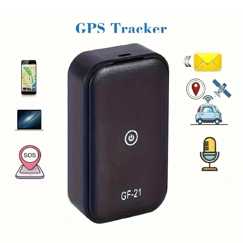 

ABEZ GF21 GPS Tracker Precise Positioning Mini CarTracker Universal Bike GPS Tracker for the Elderlyand Children