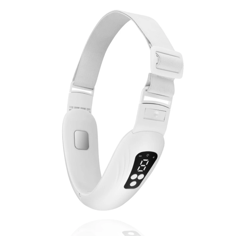 LED Photon Therapy Facial Slimming Vibration Massager Facial Lifting Device Facial Heated Double Chin V Face Vibration Massager