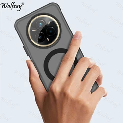 Case For Realme 14 Pro Plus Case Realme 14 Pro Plus Magnetic Adsorption Wireless Charge Back Cover For Realme 14 Pro Plus Case