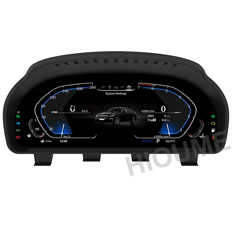 

2024 Car Auto Meter Speedometer Panel LCD Dashboard Digital Instrument Cluster for . for . X3 F25 X4 F26