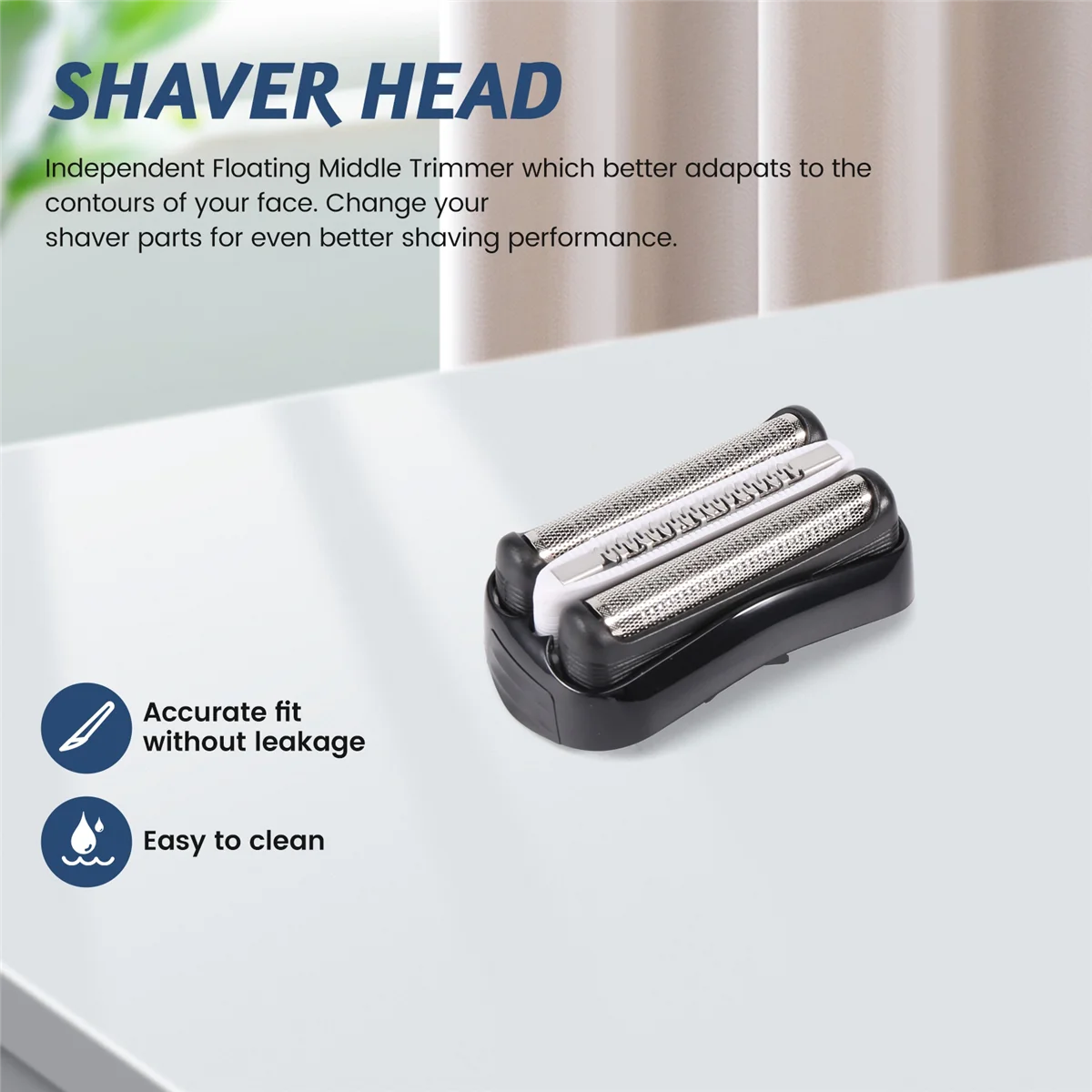 رأس ماكينة حلاقة كهربائية بديلة لبراون 32B 3 Series 300S 301S 310S 320S 330S 340S 360S 380S 3000S,A