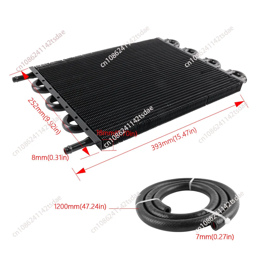 

Car modification, car 4 rows 6 rows aluminum oil cooler kit oil radiator