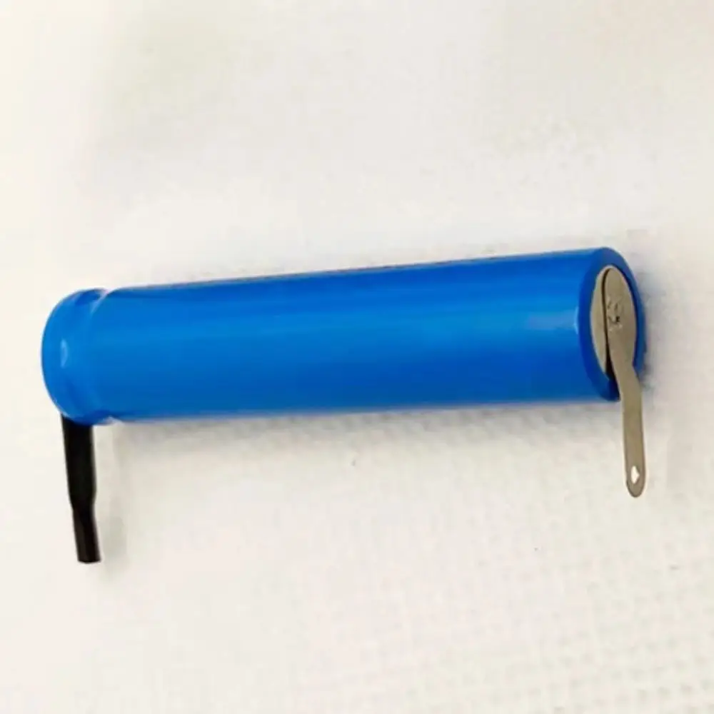 

6 шт. 10440 LiFePO4 аккумулятор 3,2 В 350 мАч с паяными вкладками для электрической зубной щетки, бритвы, беспроводные дверные звонки, дымовая сигнализация, настенные часы