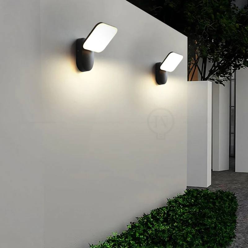 Waterproof LED outdoor wall lamp, courtyard entrance balcony, garden wall lamp, minimalist modern outdoor corridor wall lamp