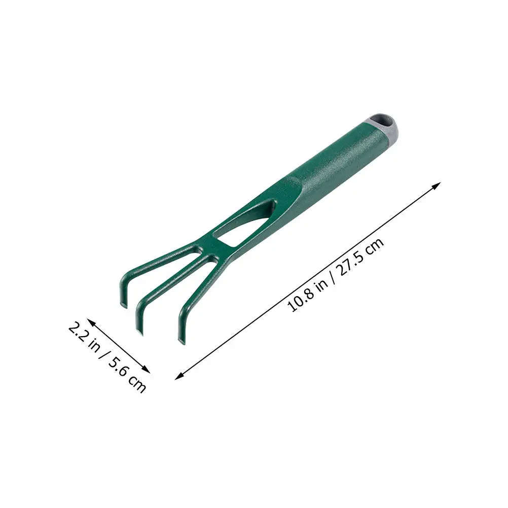 Soil Loosening Rake Gardening Hand Tool Plastic Garden Agricultural Tool for Adults Kids Compact Lightweight Yard Loosening Soil