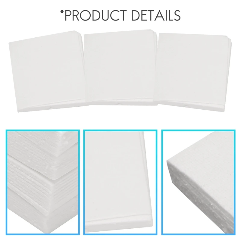 50 Sheets Ceramic Fiber Square Microwave Kiln Glass Fusing Paper Household Tools