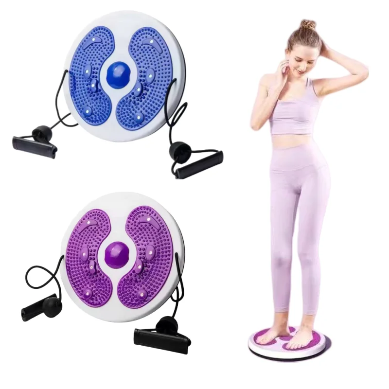 Home Fitness Equipment Waist Twister Board  Waist Twisting Disc With Pull Rope for Waist Slimming Balance  Magnets Reflexology