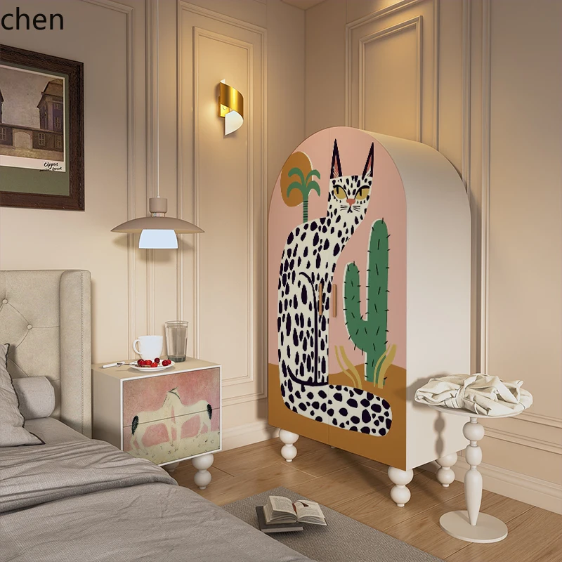 

ZML bedroom wardrobe entrance storage storage cabinet floor storage cabinet household living room solid wood