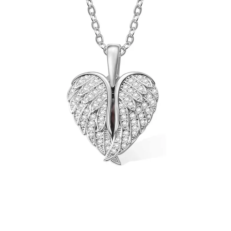 Fashion Full-diamond Zircon Double-layer Heart-shaped Necklace Name Peach Mood Valentine's Day Jewelry for Women 2026 New Gift