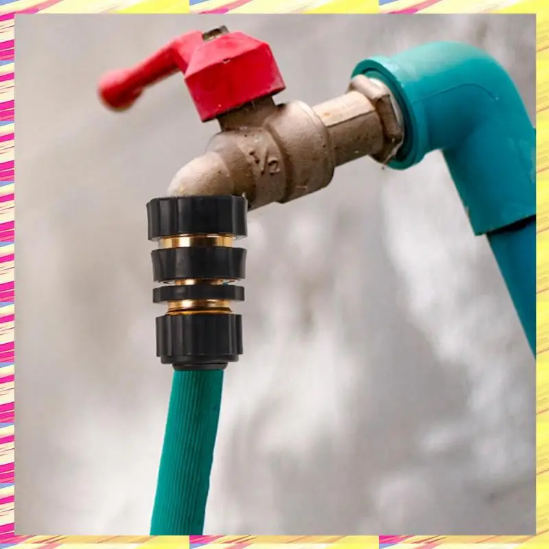 ABJJ 3/4 pouces tuyau d'arrosage connexion rapide mâle et femelle connecteur de tuyau à dégagement rapide d'eau, 6 jeux