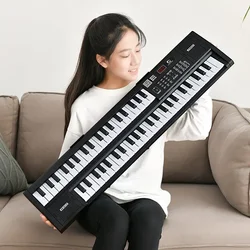 Double Key Adult Electric Organ 88 Keys Children Beginners Portable Professional Keyboard Piano Multifunctional Midi Controller