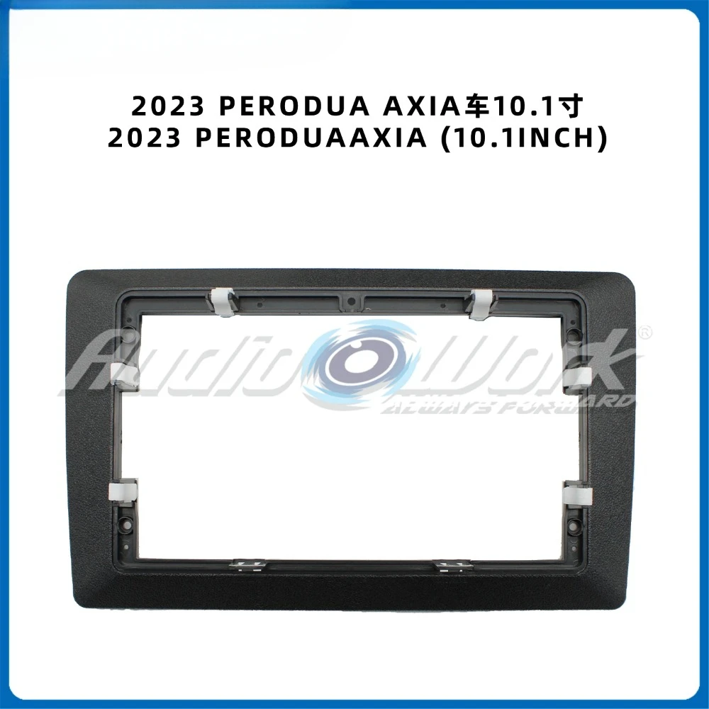 Car Accessories 10.1 Inch Car Frame Fascia Adapter Android Radio Audio Dash Fitting Pane FOR 2023 PERODUA AXIA