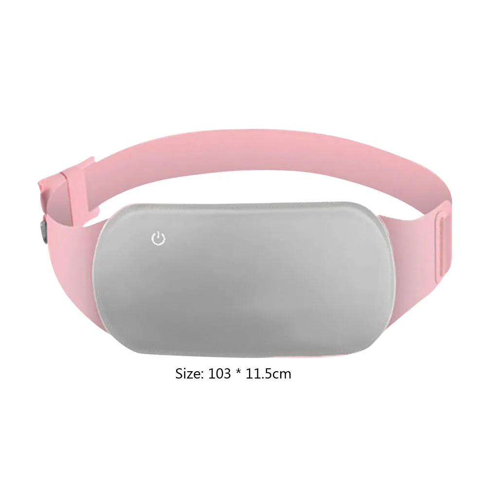 Менструальная Подушка с подогревом теплый дворцовый ремень для снятия боли в менструации Электрический массажный пояс с быстрым нагревом и вибрацией для женщин от боли в животе