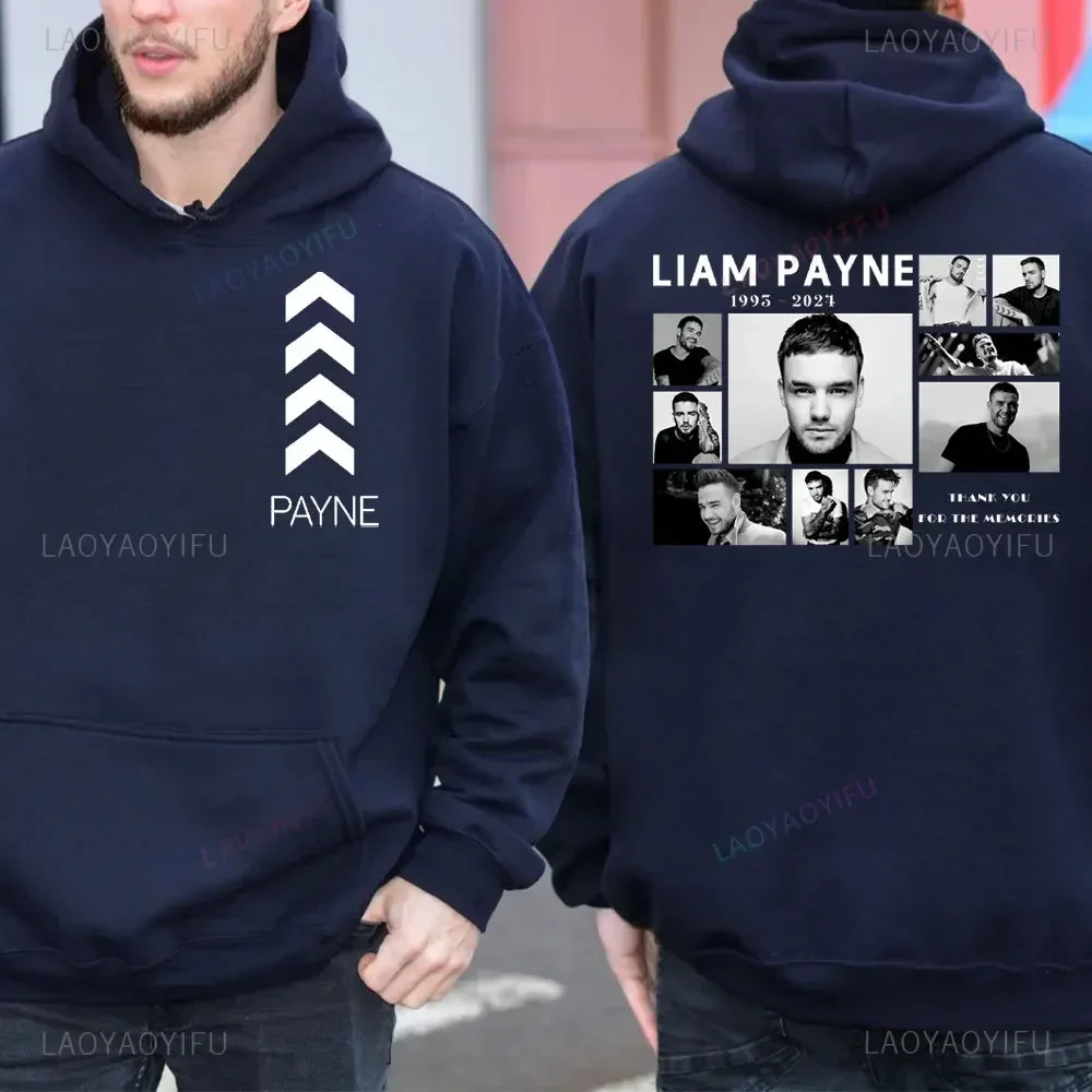 Em memória de Liam Payne Outono Inverno Quente Manga Longa Moletom Masculino Liam Payne1993-2024 Sempre Nós Missamos Você Hoodies Tops